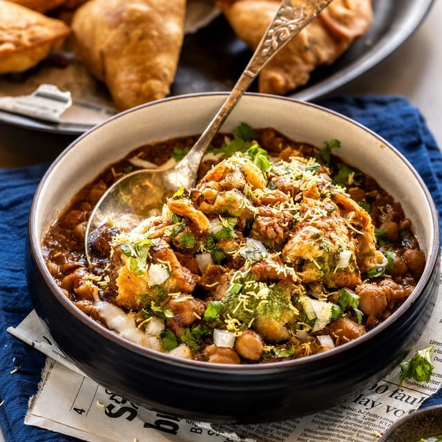 Samosa Chaat.