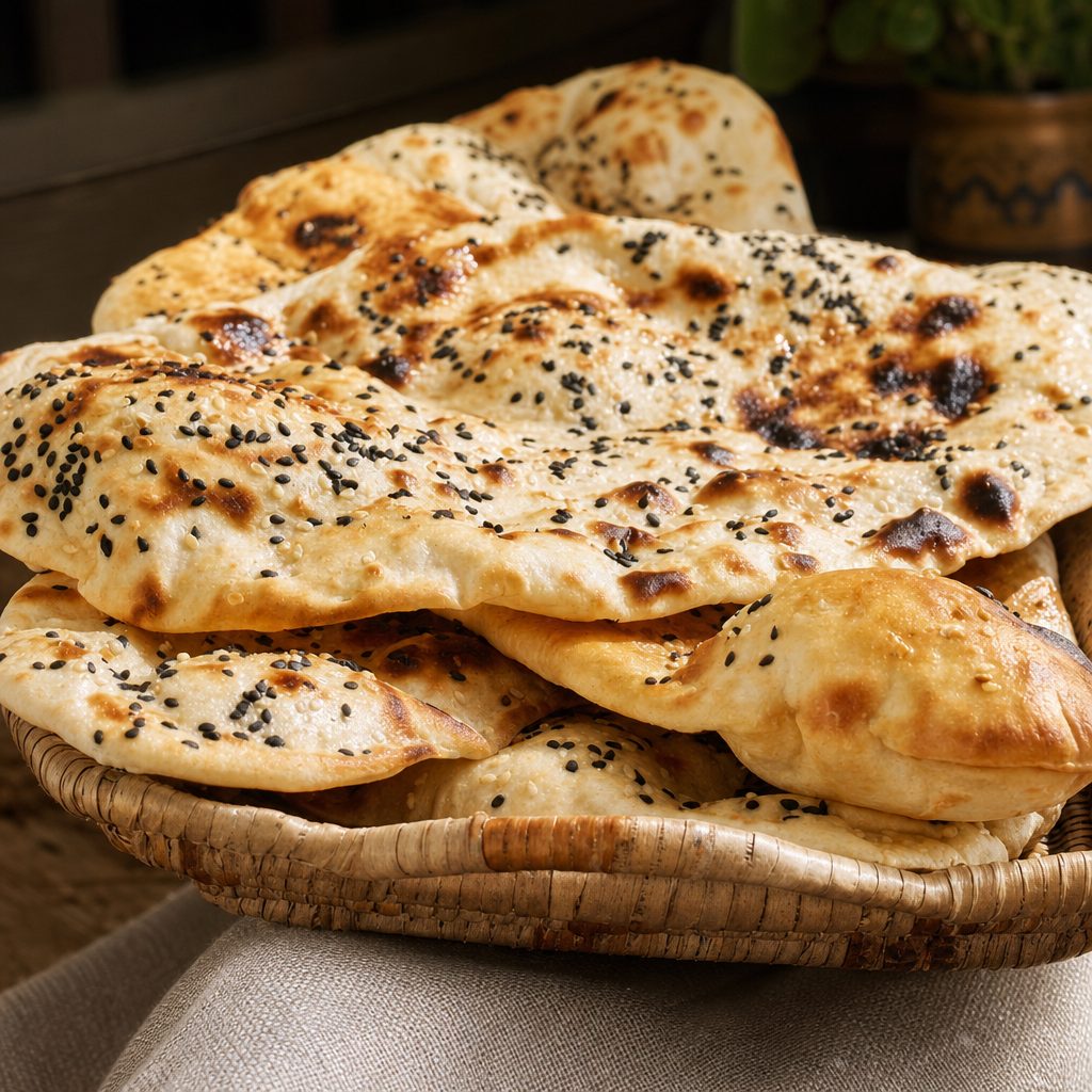 Sesame Seed Naan.