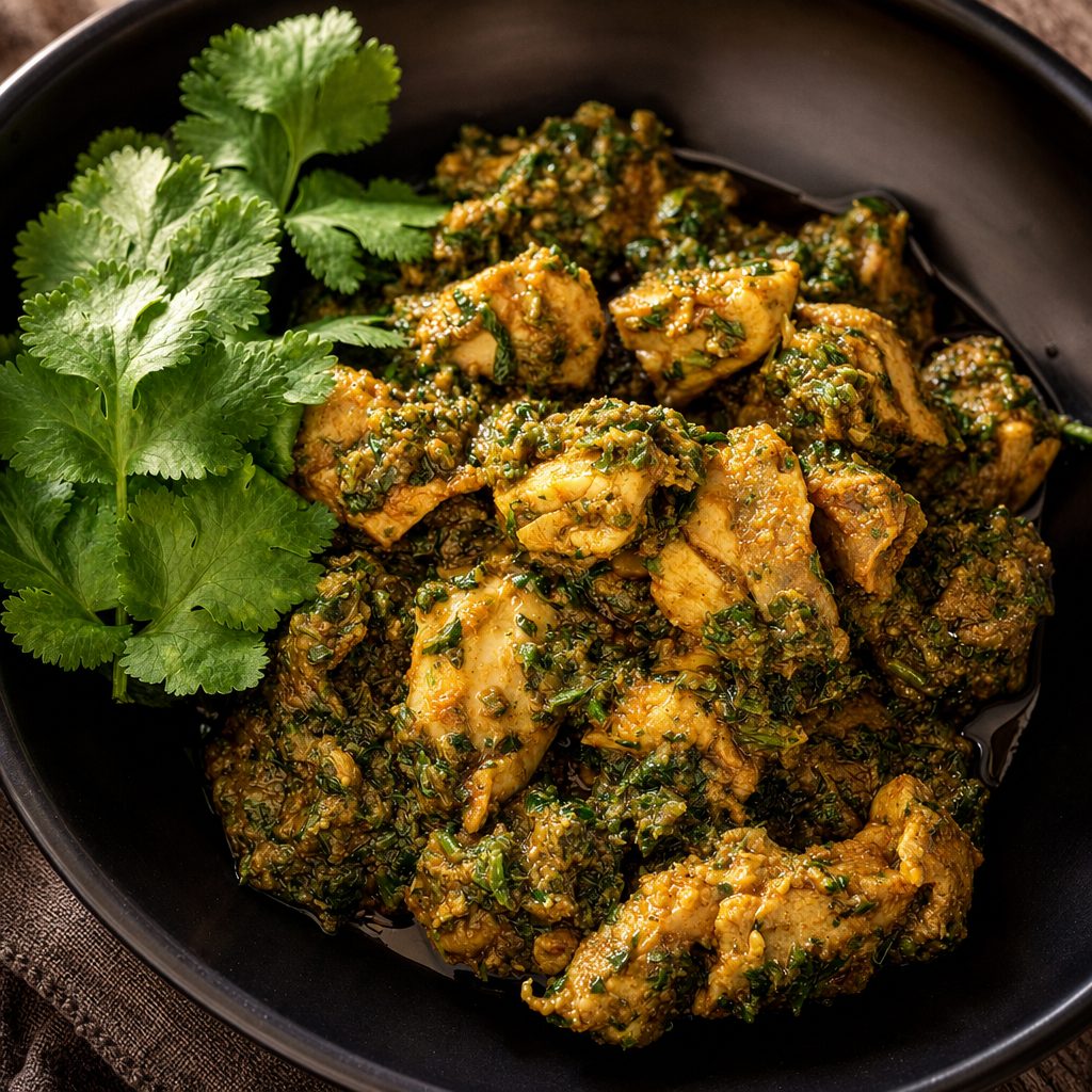 Saag Chicken.