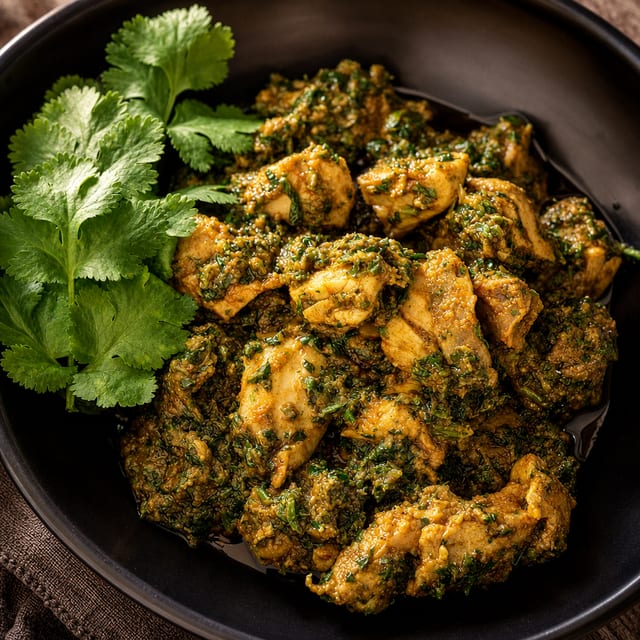 Saag Chicken.